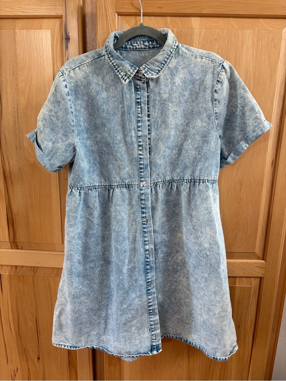 Women’s Light Blue Denim Dress - Size Medium